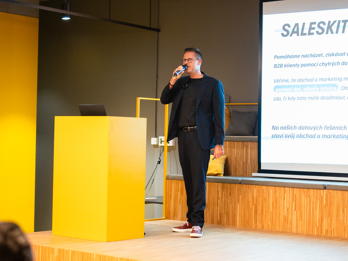 ATLAS Talks 2026 - František Školník na pódiu